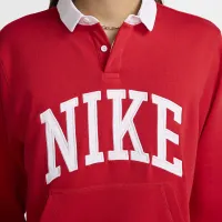 Nike Club Fleece чоловічі Long-Sleeve Fleece Polo колір червоний