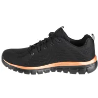 Кроссовки Женские SKECHERS GRACEFUL GET CONNECTED (12615-BKRG)