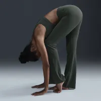 Nike Zenvy жіноча З високою талією Flaколір червоний лосіни колір зелений