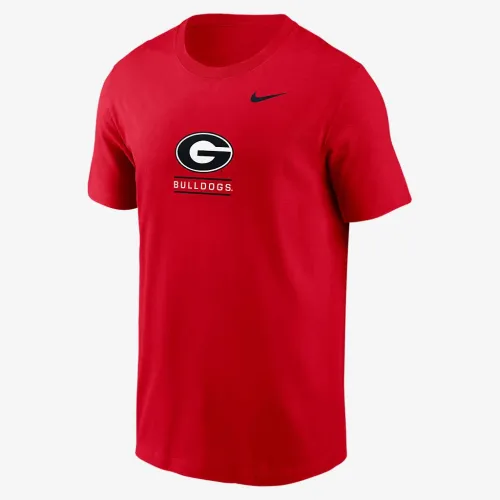 Georgia Bulldogs мужские Nike College футболка цвет красный