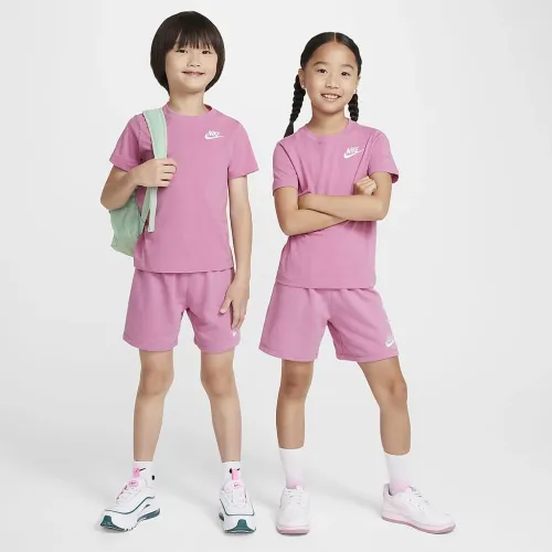 Nike Club Little дитячі 2-Piece Knit шорти комплект Pink