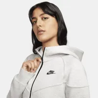 Nike Sportswear Tech Fleece Windrunner женская Full-Zip Толстовка с капюшоном цвет серый