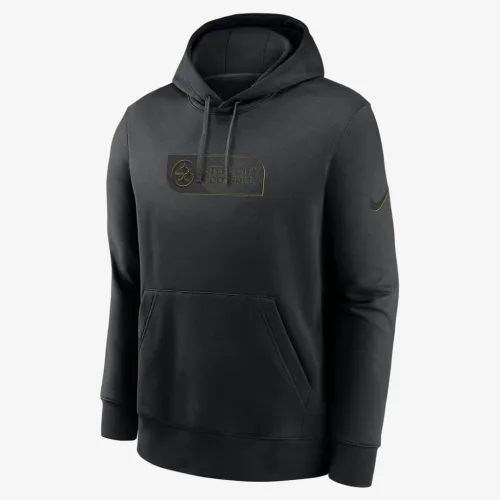 Pittsburgh Steelers Edge чоловічі Nike NFL Pullover Толстовка з капюшоном колір чорний