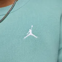 Nike Jordan Brooklyn Fleece жіноча Crew-Neck світшот колір зелений