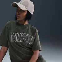 Nike Sportswear Classics жіноча Loose футболка колір зелений