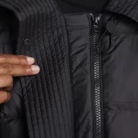 Nike Sportswear Swoosh Puffer PrimaLoft® женская Therma-FIT оверсайз Hooded Куртка цвет черный