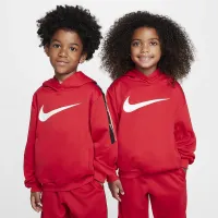 Nike Dri-FIT Sportswear Club Little дитячі Poly Pullover and Pants комплект колір червоний