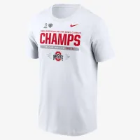 Ohio State Buckeyes 2025 College Football Playoff National Championship Bound Locker Room мужские Nike College футболка цвет белый