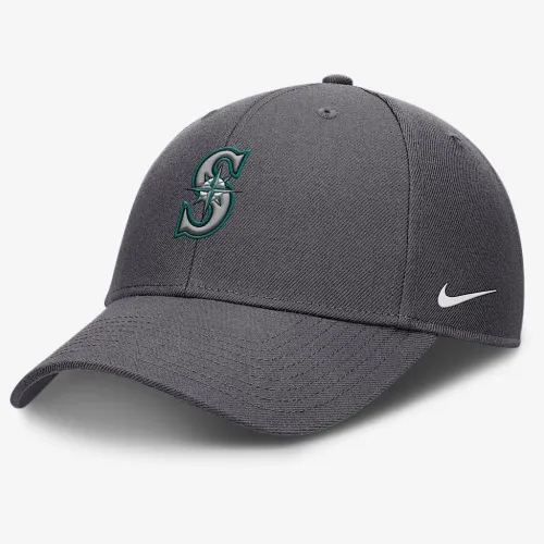 Seattle Mariners Club чоловічі Nike Dri-FIT MLB Adjustable Hat колір сірий