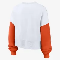 Clemson Tigers Primetime женская Nike College Pullover Crew цвет белый