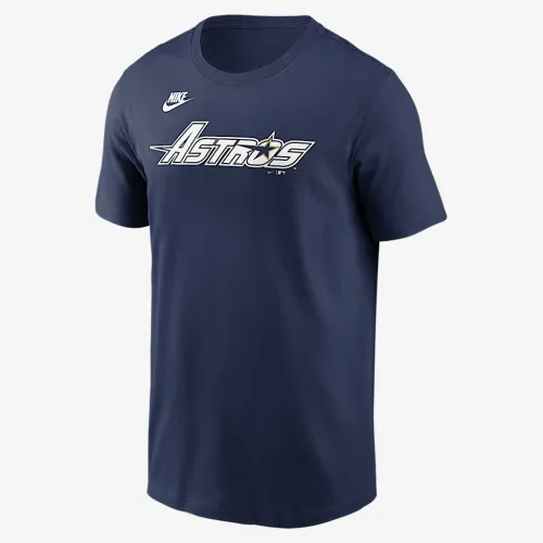Houston Astros Cooperstown Wordmark чоловічі Nike MLB футболка блакитний