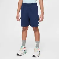 Nike Sportswear Little детские Pocket футболка and French Terry шорты набор синий