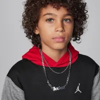 Nike Jordan MJ Brooklyn Big детские Fleece Pullover Толстовка с капюшоном цвет черный