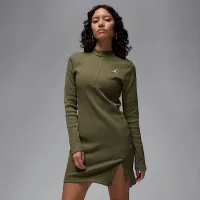 Nike Jordan женская 1/2-Zip Long-Sleeve Knit Костюм цвет зеленый