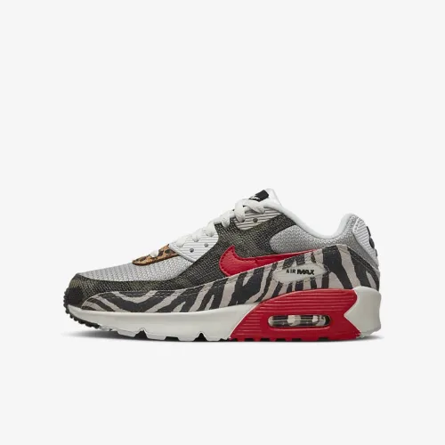 Nike Air Max 90 Big детские Кроссовки цвет серый