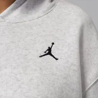 Nike Jordan Brooklyn Fleece женская Pullover Толстовка с капюшоном цвет коричневый
