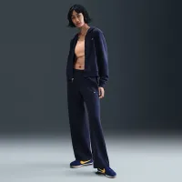 Nike Sportswear Chill Terry женская Mid-Rise French Terry Open-Hem Sweatpants синий