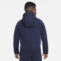 Nike Sportswear Tech Fleece Big детские (для мальчиков) Full-Zip Толстовка с капюшоном (Extended Size) синий