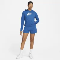 Nike Sportswear Club Fleece жіноча Logo Pullover Толстовка з капюшоном блакитний