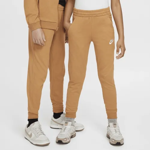 Nike Sportswear Club Big детские Knit Joggers цвет коричневый