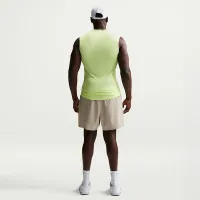 Nike Pro мужские Dri-FIT Tight Sleeveless Fitness Top цвет зеленый