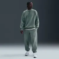 Nike Solo Swoosh чоловічі Cuffed Fleece Pants колір сірий