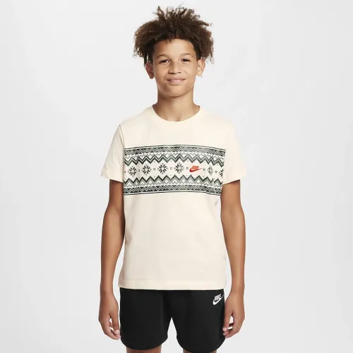 Nike Sportswear Big дитячі футболка колір білий