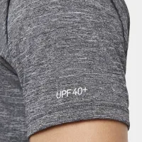 Nike чоловічі Heatheколір червоний Short-Sleeve Hydroguard Swim Shirt колір сірий