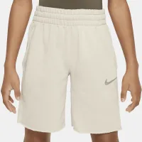 Nike Sportswear Big дитячі (Girls') Dri-FIT Fleece шорти колір сірий