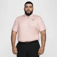 Nike Tour мужские Dri-FIT Striped для гольфа Polo Orange