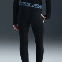 Nike Pro Big детские (Girls') Dri-FIT лосины with Shine Accents цвет черный