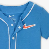 Nike E1D1 Baby Short Coverall синий