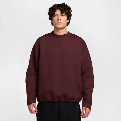 Nike Tech мужские Fleece Crew цвет красный