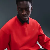 Nike Solo Swoosh мужские Fleece Crew цвет красный