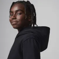 Nike Jordan MJ Flight Big дитячі Fleece Pullover Толстовка з капюшоном колір чорний