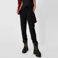 Штани Champion C Logo Rib Cuff Fleece Joggers 115486-KK001 - Чорні