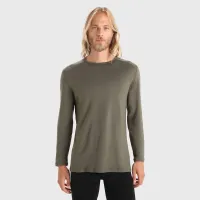 Футболка Icebreaker Merino 260 Tech Long Sleeve Crewe Thermal Top 1043710691 - зеленая