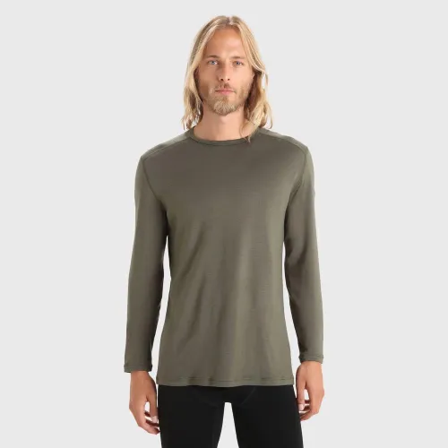 Футболка Icebreaker Merino 260 Tech Long Sleeve Crewe Thermal Top 1043710691 - зеленая