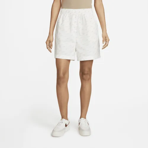 Nike Sportswear Everyday Modern жіноча З високою талією Woven шорти колір білий