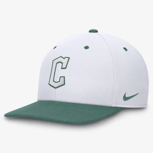 Cleveland Guardians Bicoastal 2-Tone Pro чоловічі Nike Dri-FIT MLB Adjustable Hat колір білий