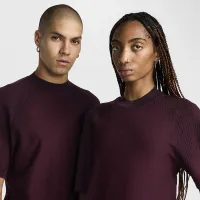 Nike Every Stitch Consideцвет красный Short-Sleeve Knit Tee цвет фиолетовый