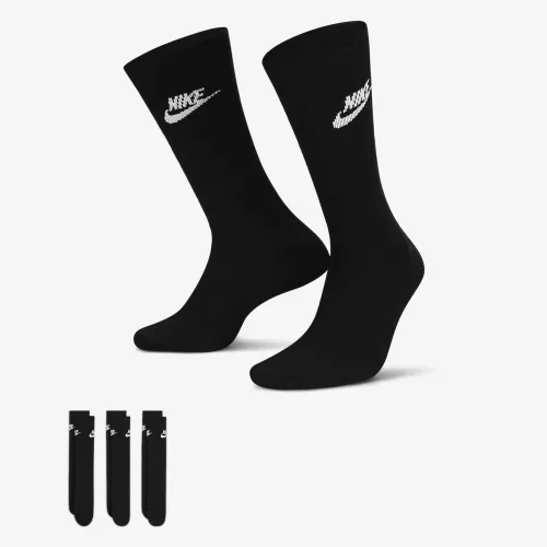Nike Sportswear Everyday Essential Crew носки (3 пары) цвет черный