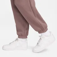 Nike Sportswear Phoenix Fleece женская С высокой Талией оверсайз Sweatpants цвет фиолетовый