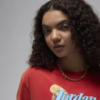 Nike Jordan женская Graphic Girlfriend футболка цвет красный