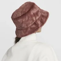 Nike Apex Faux Fur Bucket Hat колір коричневий
