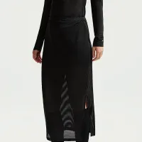 Nike Sportswear жіноча Slim Sheer Midi спідниця колір чорний