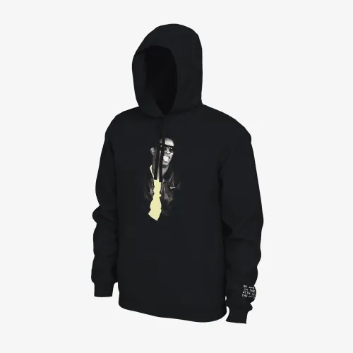 Deion Sanders чоловічі Nike Pullover Толстовка з капюшоном колір чорний