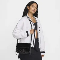 Nike Sportswear Futura 365 Faux Fur Crossbody сумка (1L) цвет черный