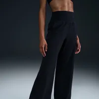 Nike Zenvy жіноча Dri-FIT З високою талією Wide-Leg Pants колір чорний