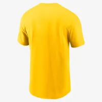 Michigan Wolverines Primetime Logo мужские Nike College футболка Yellow